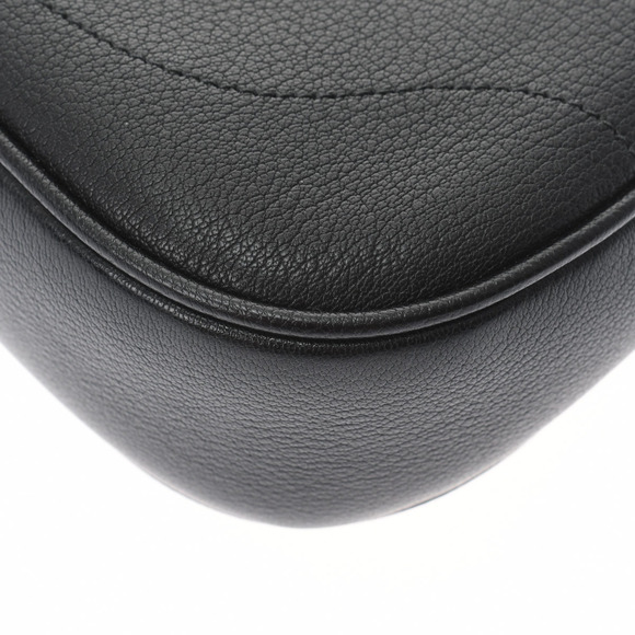 Gucci GG Aphrodite Small Black Gold Hardware Soft Leather Shoulder Bag - Picture 6 of 10